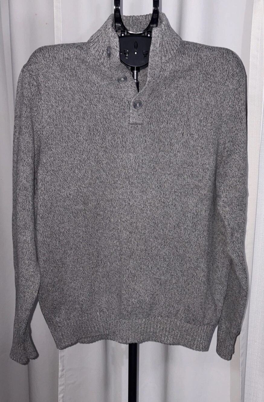 Izod Large Sweater Men’s In Gray